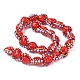 Baking Paint Glass Bumpy Beads Heart(LAMP-V001-09H)-3