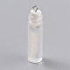 Transparent Glass Bottle Pendant Decorations(EGLA-B002-01D)-1