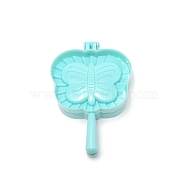 Butterfly Shaped Plastic Dumplings Making Molds, for Mold Kitchen Tool Baking Accessories, Pale Turquoise, 171x112.5x39.5mm, Inner Diameter: 63.5x83mm(DIY-WH0260-99C)