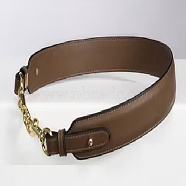 Imitation Leather Wide Bag Straps, with Alloy Swivel Eye Bolt Snap Hook, Coffee, 72x3.6x0.6cm(DIY-WH0304-620C)