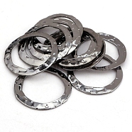 Brass Linking Rings for Jewelry Accessories, Ring, Gunmetal, 16x1mm, Inner Diameter: 12.5mm(KK-WH0037-04B)