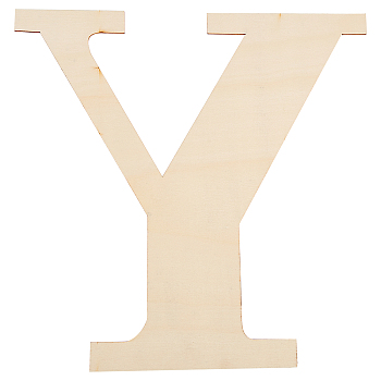Unfinished Wood Shape, Customizable, Letter, Letter.Y, 29.7x29.9x0.2cm