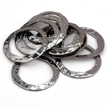 Brass Linking Rings for Jewelry Accessories, Ring, Gunmetal, 16x1mm, Inner Diameter: 12.5mm