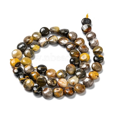 Brins de perles de jaspe bourdon naturel(G-F691-03)-4