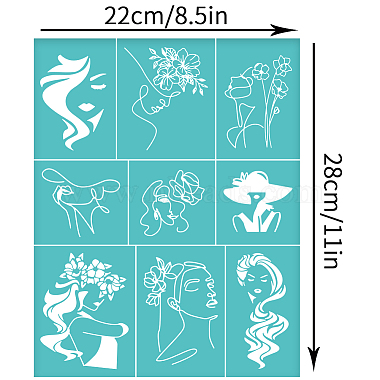 Self-Adhesive Silk Screen Printing Stencil(DIY-WH0338-220)-2
