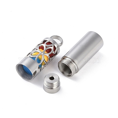 pendentifs de bouteille de parfum en acier inoxydable 304 ouvrables(STAS-D097-12P)-4
