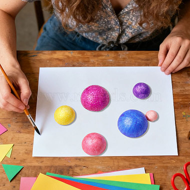 76Pcs 6 Styles DIY Foam Ball Material(FIND-CA0011-42)-6