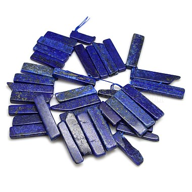Natural Gemstone Lapis Lazuli Beads Strands(G-L156-05)-3