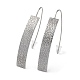 304 Stainless Steel Dangle Earrings for Women(EJEW-D085-01P-04)-1