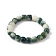Bracelet extensible en perles de bois de bodhi pour femme(BJEW-H566-08B)-1