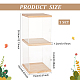 2-Tier Transparent Acrylic Minifigures Display Case(ODIS-WH0043-24A)-2