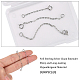 SUNNYCLUE 3Pcs 3 Style Rhodium Plated 925 Sterling Silver Chain Extender(FIND-SC0001-61P)-3