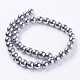 Synthetic Magnetic Hematite Beads Strands(G-H1099-1)-2