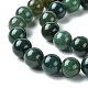 Natural Moss Agate Beads Strands(X-GSR10mmC001)-3