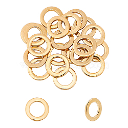 304 Stainless Steel Linking Rings, Ring, Golden, 18x2mm, Inner Diameter: 11mm, 20pcs/box(STAS-UN0005-30)