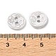 Laser Flower Pattern Natural Abalone Shell/Paua Shell Buttons(SH-CBA18B6-04B)-3