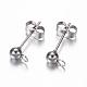 boucles d'oreilles à tige en acier inoxydable anti-ternissement 304(STAS-G059-21)-1