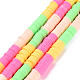 Fixed 4 Color Handmade Polymer Clay Bead Strands(CLAY-S096-029N)-1
