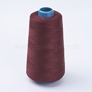 Cotton Thread, Saddle Brown, 0.28mm, about 1749.78 yards(1600m)/roll(X-OCOR-WH0001-08)
