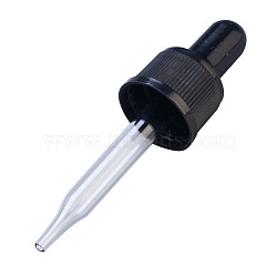 Glass Dropper Set Transfer Graduated Pipettes, Black, 81x22mm, Capacity: 15ml(0.51fl. oz)(TOOL-WH0079-04D)