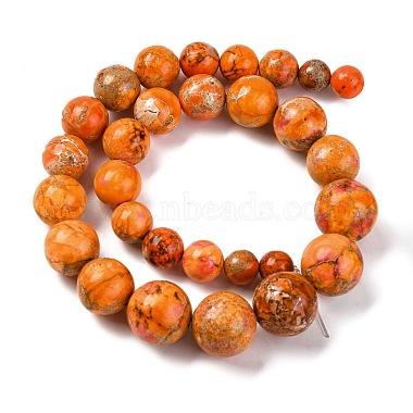 Graduated Natural Imperial Jasper Beads Strands(G-P551-B01-01)-3