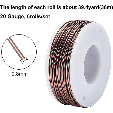 BENECREAT Round Aluminum Wire(AW-BC0003-31E-0.8mm)-3