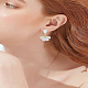 1 Pair Alloy Enamel Dangle Stud Earrings(EJEW-LP0003-76)-1