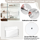 Transparent Acrylic File Storage Box(AJEW-GA0010-18)-3