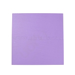 Opaque Acrylic Pressure Plate, Square, Medium Purple, 20x20x0.3cm(FIND-WH0097-76A)