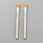 Nylon Paint Brushes with Wood Handle, for Watercolor Oil Painting, Antique White, 136x12x8.5mm(AJEW-WH20048-51)