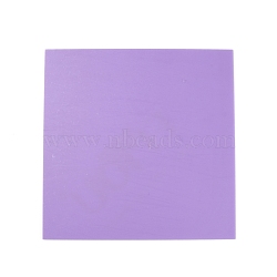 Opaque Acrylic Pressure Plate, Square, Medium Purple, 20x20x0.3cm(FIND-WH0097-76A)