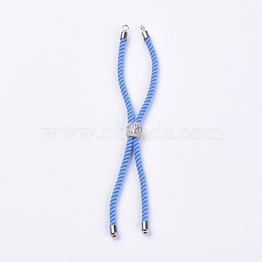 Nylon Twisted Cord Bracelet Making(MAK-F018-03P-RS)-2