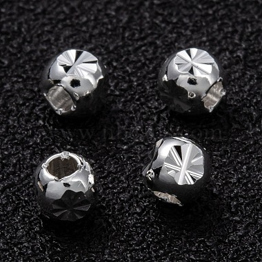 925 Sterling Silver Plated Cube Brass Beads