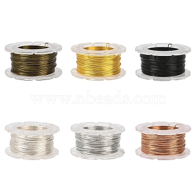 2 Rolls Round Copper Craft Wire(CWIR-YW0001-05A)-2