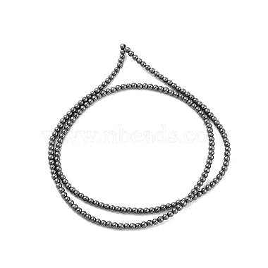 Non-magnetic Synthetic Hematite Beads Strands(G-E133-1D)-4