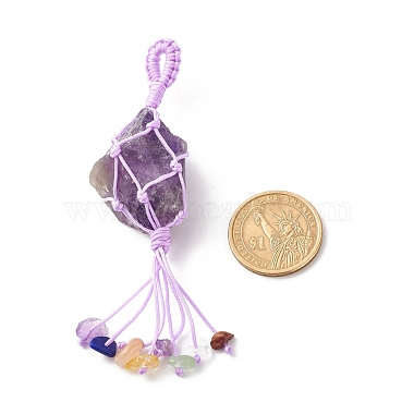 Natural Amethyst Pendants(PALLOY-JF01212-05)-5