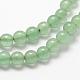 Chapelets de perles en aventurine vert naturel(G-N0202-02-3mm)-3