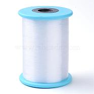 Fishing Thread Nylon Wire, White, 0.35mm, about 1476.37 yards(1350m)/roll(NWIR-R038-0.35mm-02)