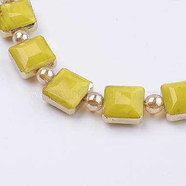 Opaque Glass Beads Strands(EGLA-K013-01B)-3