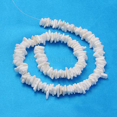 Natural Sea Shell Chips Beads Strands(BSHE-Q024-02)-2