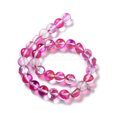 Synthetic Moonstone Beads Strands(G-P528-J01-03)-2