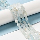 Raw Rough Natural Aquamarine Beads Strands(G-I283-G08-02)-2