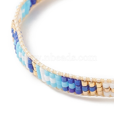 Handmade Japanese Seed Evil Eye Braided Bead Bracelets(BJEW-MZ00018-02)-2