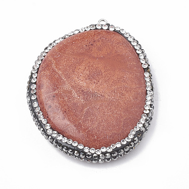 Synthetic Coral Pendants(CORA-S023-31)-3