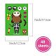 48 Sheets 8 Styles Halloween Paper Make a Face Stickers(DIY-WH0467-008)-2