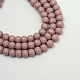 Painted Glass Beads Strands(X-DGLA-S071-6mm-B24)-1