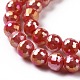 Electroplate Opaque Solid Color Glass Beads Strands(X-GLAA-E036-11E)-4