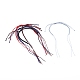 Изготовление плетеных браслетов из нейлоновой нити(AJEW-JB00922)-1