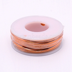 Aluminum Wire, with Spool, Light Salmon, 15 Gauge, 1.5mm, 10m/roll(AW-G001-1.5mm-04)