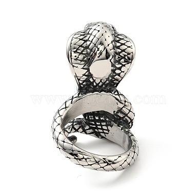 316 anillo de dedo de serpiente de acero inoxidable(RJEW-C030-05D-AS)-2